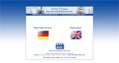 Desktop Screenshot of hotel-thomas.de